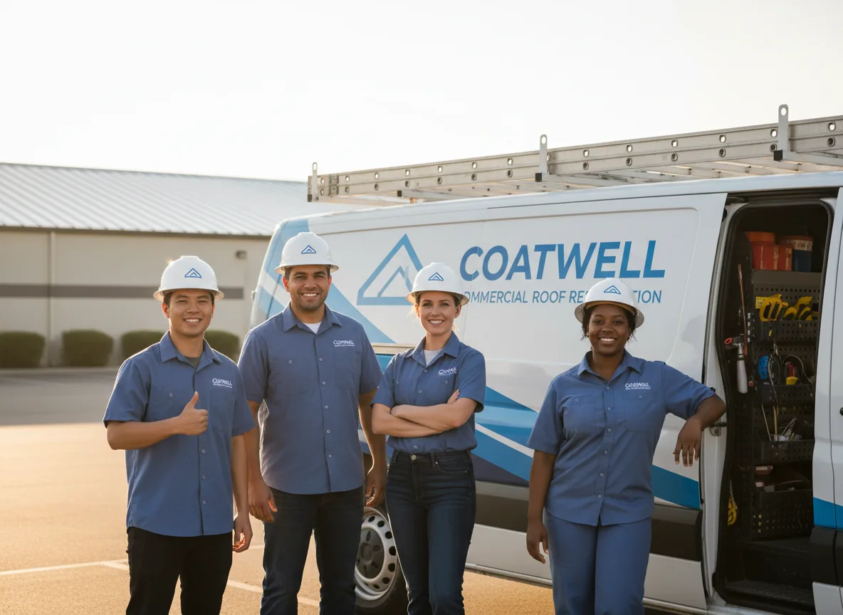 Commercial roof coating company in Lakeville, MA
